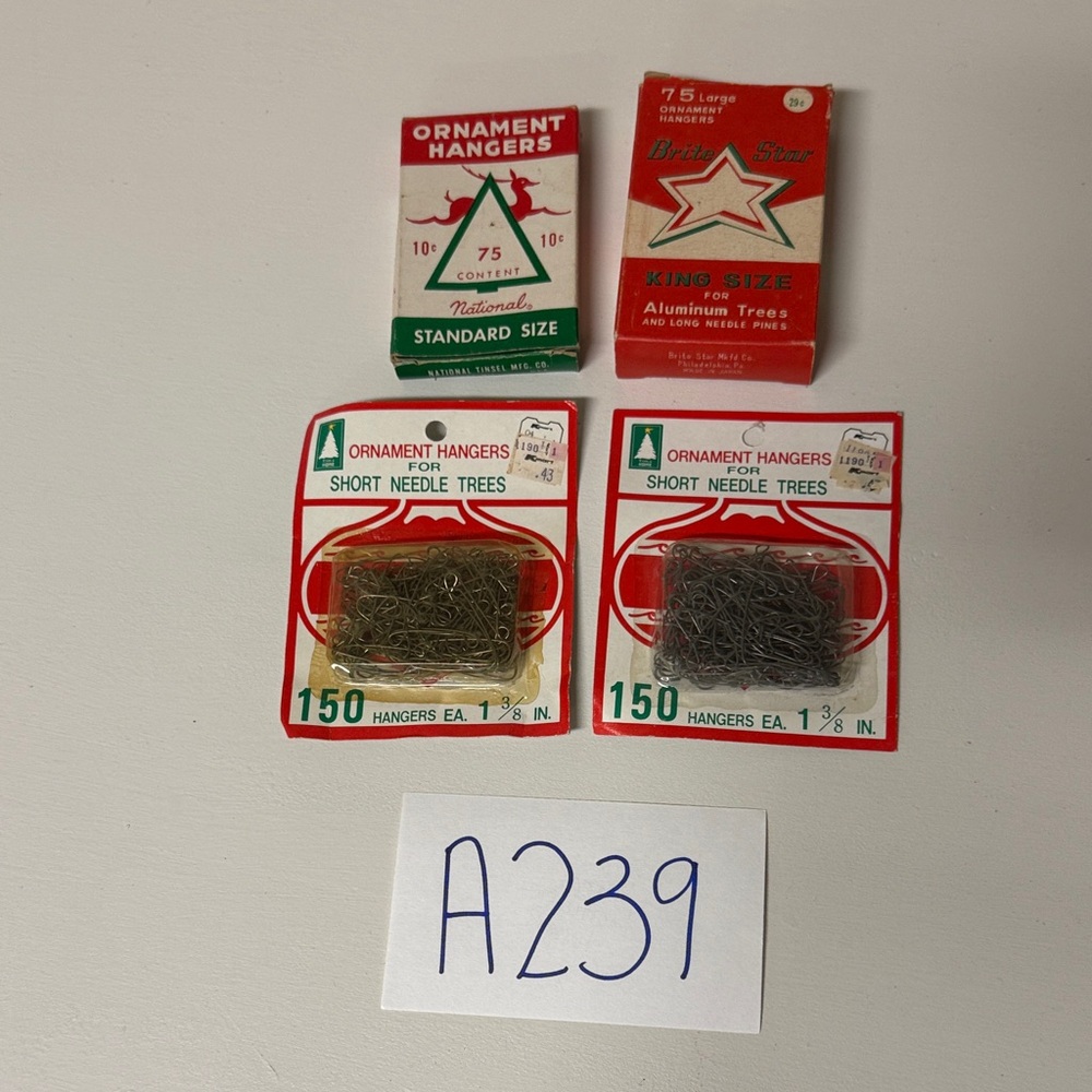 Vintage Ornament Hangers Lot